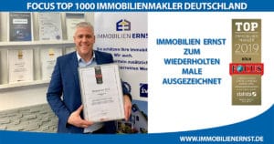 Immobilienmakler Focus Top 1000 Auszeichnung 2019