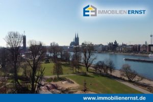 Blick vom Rheinpark eine Grüne Oase von Köln Immobilienmakler Köln Immobilienverkauf Köln Immobilie erfolgreich zum besten Preis verkaufen